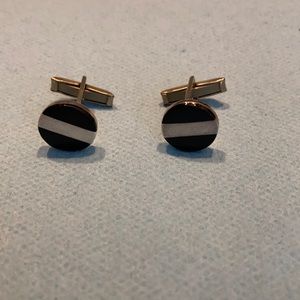 Men’s pure 925 silver and onyx cuff links